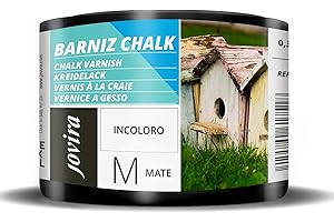 JOVIRA PINTURAS - 375 ml - Finitura per Chalk Paint Trasparente. Vernice a Gesso Opaca a base d'acqua. (375 Millilitri, Vernice Chalk)