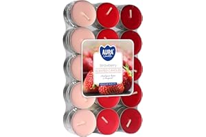 BISPOL Podgrzewacze zapachowe AURA 4H TRUSKAWKA 30szt. słodki zapach