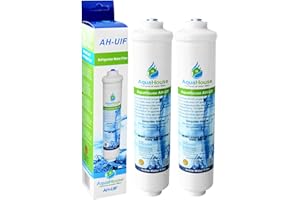 2x AquaHouse UIFW Filtre à eau compatible avec le kit de filtration de l'eau Gem, B & Q Aqua sheild 2000712 Filtre à eau avec 1/4 « pipe