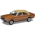Corgi 1:43 Ford Cortina Mk4 1.6 GL Die-Cast Model Car - Arizona Gold With Tan Roof