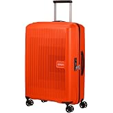 American Tourister Aerostep Large Trolley Case, 67 cm | Bright Orange, hard case ampl., 67x46x26cm, 66.5/72.5 L, 3.1 kg, with