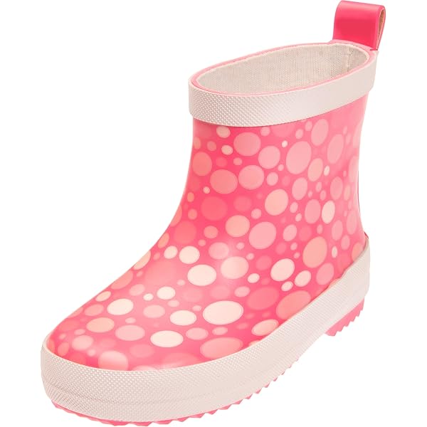 Bottes De Pluie Enfant Imperméables Antidérapantes - Bottes En Caoutchouc Léger Avec Poignées, Pour Garçons Et Filles
