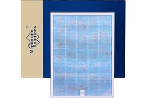 Membrane Solutions HEPA Filtre de rechange pour purificateur d'air MSA3/MSA3S, véritable filtre HEPA 4 en 1 amélioré avec technologie OdallerPure, 1 paquet