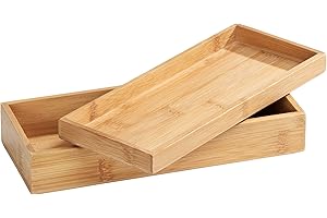 Wenko Terra bambusowy organizer z 3 przegródkami – pudełko do przechowywania, kosz łazienkowy, bambus, brązowy, wymiary (szer. x wys. x gł.): 24 x 6 x 10 cm