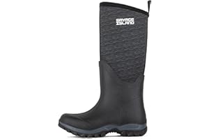 Savage Island Tall Ladies 5mm Neoprene Lined Wellington Boots Outdoor Women's Insulated Womens Wellies