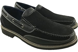 STEPTOES Mens Slip On Suede Summer Boating Deck Casual Shoe Stitch Detail Size UK 7-12