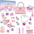 AM ANNA Kids Makeup Kit for Girl Makeup Kit Toys for Girls Play Real Makeup Girls Toys Washable Make Up for Little Girls Non-ToxicToddlers Pretend Makeup Cosmetic Kits,Age 3+Year Old Children Gift