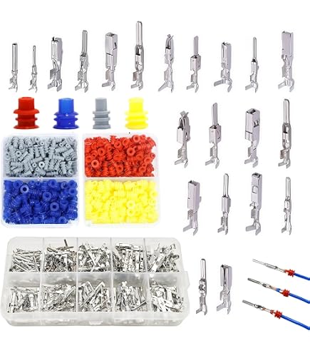 Kit D'outils De Démontage De Connecteurs Auto 23 Pièces - Pour Bornes Rondes Et Plates - Inclus Gants Et Boîte De Rangement