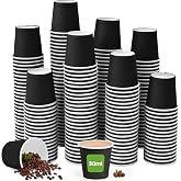 Kleemeiero 200pcs 30ml Paper Cups for Small Espresso Coffee 30ml Coffee Cups Disposable Kraft Paper Cups Disposable Cups for