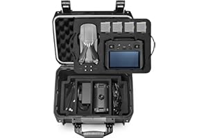 LEKUFEE Estuche Rígido de Transporte para dji Air 2S Drone/Mavic Air 2 Drone Combo Quadcopter con dji RC Pro o dji Smart Controller y Accesorios [Solo Estuche]