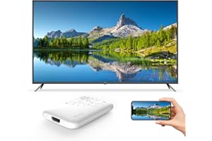 CatXQ 2.4G & 5G 4K Mini Wireless HDMI Display Dongle | Plug and Play Compatible with IOS iphone iPad Android Phone Tablet Windows Laptop for Mac TV Projector Monitor,Support Miracast,DLNA,Airplay