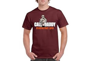 DCG PRINTWEAR Birthday Gift for Dad Call of Daddy Birthday T Shirt Fathers Day Present