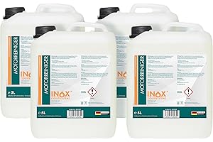 INOX-LIQUIDSYSTEMS INOX® Nettoyant Moteur concentré pour des Moteurs de Voiture - 4 x 5 litres