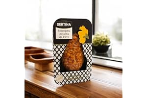 DESDE 1956 SERTINA SABOR A LIBERTAD Sertina Berenjenas Rellenas con Carne de Pavo, Pack de 6 x 350g - Comida Gourmet Lista para Comer, Berenjenas, Pavo Picado, Mozzarella, Receta Tradicional, Ingredientes Naturales