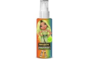 URODA Rainbow High Karma Nichols Sparkling Body Mist for Girls - Tropical Watermelon Scent with Shimmering Particles and Brightening Effect - Fun Fruity Perfume Spray for Kids, 100ml