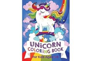 Unicorn Coloring Book: For Kids Ages 4-8