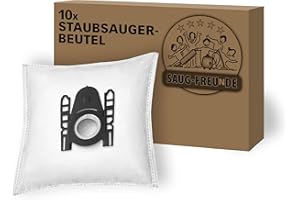 SAUG-FREUnDE 10 bolsas de aspiradora adecuadas para Bosch Serie 2, GL-20, BGN2CHAMP, GL-30, BGL3A110, BGL3B110, BGL3B112, MoveOn Mini, GL-25, BGL25A100, GL-35, BGL35MON2, GL-40, BGL4SILLA 69 W