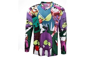 PSPORT Dirt Bike Shirts for Men Motocross Shirts Mountain Cycling Jersey Long Sleeve Enduro Off Road Reacwear BMX Riding