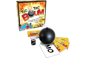 Bizak - Tic TAC Boum Juego de Mesa Infantil A Partir de 8 Años, Divertido Juego de Cartas y Educativo De 2 a 12 Jugadores, Aprende Nuevas Palabras, Desarrolla Habilidades Lingüística(64550487)