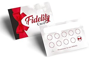 KOÏLWËS Carta Fedeltà - Fidelity Cards - Tessere Fedeltà - Buoni Regalo- Fidelity card estetista, parrucchiera, massaggiatrice, centro estitiso e attività commerciali (50 fidelity cards)