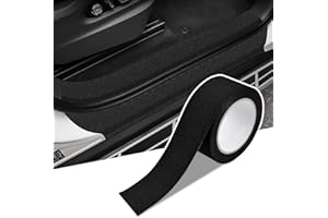 KIOINER Auto Einstiegsleisten Aufkleber, Kratzfester Einstiegsleisten Schutz Dekorative Aufkleber, Autotür Kantenschutz Schutzfolie, Auto Schutzfolie Einstiegsleisten Aufkleber, 5cm x 5m