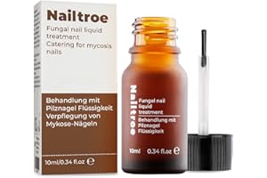 Mycose Ongles des Pieds - Traitement Mycose Ongle Pied Puissant & Antifongique Naturel, Nailtroe Soin Ongle pour Éliminer les Champignons et Protéger les Ongles Sains, 10ml