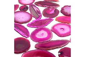CRYSTALAGE Agate Slice Pink - Medium (60x80mm)
