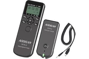 AODELAN Kompatybilny z Sony Camera Shutter Release, cyfrowy timer zdalny wyzwalacz migawki do Sony ILCE-a1, a9, a9M2, 7, 7M2, 7M3, a7M4, 7M3K, 7R, 7RM2, 7RM3, 7RM4, 7S, 7SM2, 7SM3 i więcej