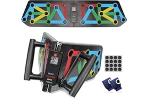 DESOTO Push Up Board Home Workout Equipment Pushup Board Fitness, Foldable Pushup Board Workout Train Gym Muscle Strength