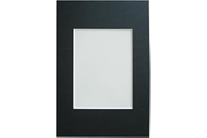 ‎WALTHER DESIGN walther design Passepartouts schwarz für Rahmenformat: 18 x 24 cm, Bildformat: 13 x 18 cm Passepartouts PA825B