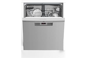 Beko BDUN15420X Unterbaugeschirrspüler/14 Maßgedecke/ProSmart Inverter Motor/5 Programme/WaterSafe+, Edelstahllook