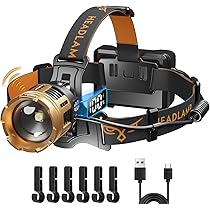 Torcia frontale led ricaricabile con sensore AIRTEC 19402300 - Cod