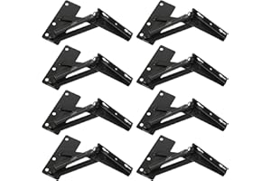 LOLYSIC 8 Stück Möbelscharnierfeder Lift Up,Sofa Federscharniere,Klapp Lift Up Feder Scharniere für Möbelzubehör, Bettkastenscharniere