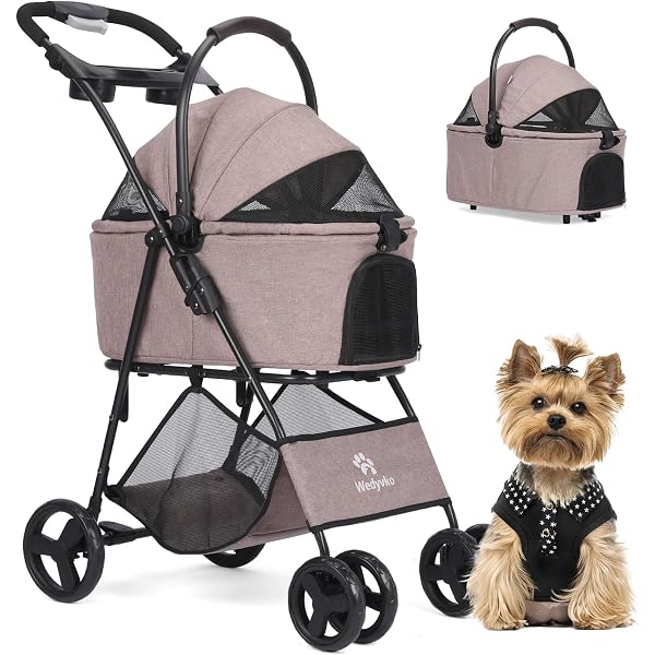 Hundewagen Faltbar Mit Netzfenstern - Travel Hausti Produktbild-Vorschau 8
