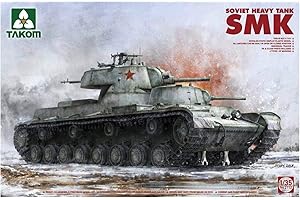 TAKOM TAK2112 - Kit di montaggio in plastica per Soviet Heavy Tank SMK, colore: Grigio