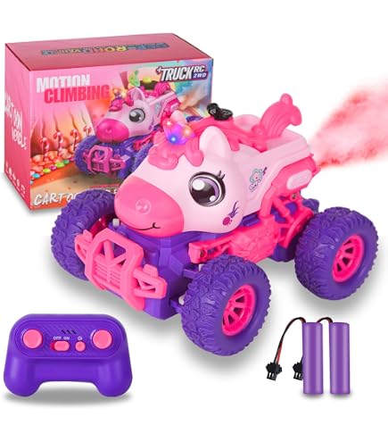 Dickie Toys Coche RC Tumbling Flippy – 2 Canales 2.4 GHz, Giro 360° Y Volteretas – Velocidad De 8 Km/h, Luces LED – Incluye Pilas – Perfecto Para Niños De 6 A 10 Años