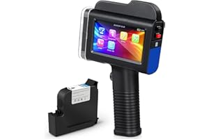 BENTSAI B35 Stampante a getto d'inchiostro portatile con altezza di stampa di 1 pollice,utilizzare per QR-Code Codice a barre UPC Data di produzione Logo Numero di lotto su qualsiasi superficie porosa