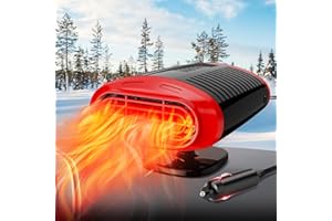 ‎QIDOE Qidoe 150W Auto Heizung 12v: Tragbar akku kfz Heizlüfter 12 Volt Standheizung Defogger Zeitschaltuhr Scheibenheizung Ventilator Autoheizung mit zigarettenanzünder für Camping LKW Wohnmobil PKW