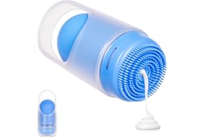Ubbi Sunsqueeze Sunscreen Applicator, Refillable Roll On, Soft Silicone Bristles for Babies and Toddlers, Easy to Clean, Dishwasher Safe, TSA-Approved, Holds 3.38 Fluid Oz, Blue