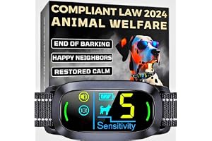 PAWPRO Anti-Skäll Halsband för Hundar | Överensstämmer med Ny Lag 2024 om Djurs Välfärd