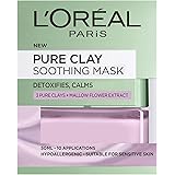 L'Oreal Paris Pure Clay Soothing & Detox Face Mask for Sensitive Skin 50 ml