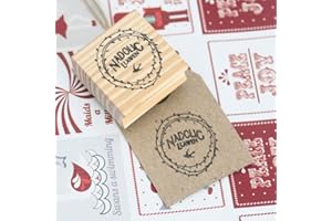 COINGALLERY East of India Rubber Craft Welsh Design Stamp 'Nadolig Llawen' Merry Christmas