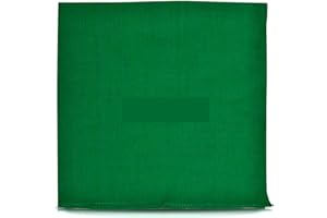 AYASAL Be-Creative PLAIN BANDANNA 100% Cotton Cow Boy Girl Biker Neck Scarf Head Band Bandana (Dark Green)