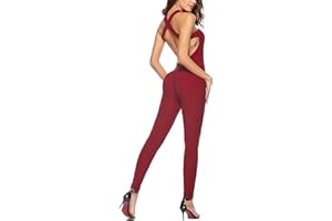 STARBILD Mono Anticelulítico para Mujer, Jumpsuits Deportivo Sexy Push Up, Traje de Yoga para Gimnasio
