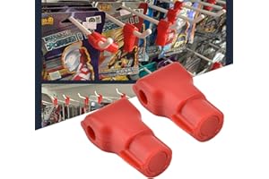 DAUERHAFT Cerradura de gancho antirrobo de 100 piezas, rojo anti barrido, gancho de exhibición de seguridad para tiendas minoristas, con desbloqueo magnético especial, para enlace de productos básicos,(7MM)