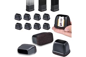 GAGUIUP Rectangle Silicone Chair Leg Floor Protectors, Chair Leg Caps, Furniture Foot Protector, Free Moving Table Leg Covers, Stool Leg caps to Prevent Hardwood Floor Scratches and Reduce Noise