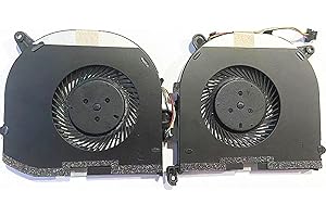 ANNESA Fleshy Leaf New CPU+GPU Cooling Fan Replacement for Dell XPS 15 9560 Precision 5520 M5520 P56F 0VJ2HC 0TK9J1