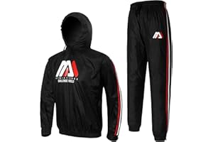 mymixtrendz Sauna Suit for Men Gym Workout Sweat Suits Sauna Pullover Jacket Pant With Hood