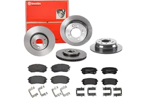 BREMBO BUNDLE Bremsen Set Bremsscheiben Bremsbeläge Brembo vorne hinten für für für Hyundai ix35 Kia