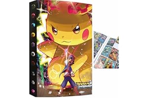 TBTBO Classeur Carte 9 pochette, Grand Album de Cartes GX Vmax Capacité de 432 Cartes - Matériau de Haute Qualité, Facile à Ranger, Cadeau Spécial pour Collectionneurs 9N-3